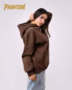 rose pink basic hoodie