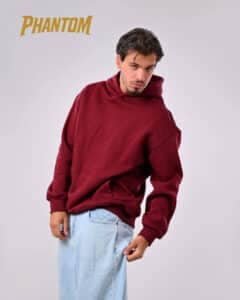 rose pink basic hoodie