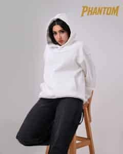 rose pink basic hoodie